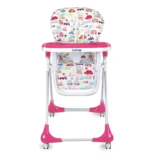 Image of LuvLap Royal High Chair for Baby, EN 71 Certified, 3 Position Recline, Baby Feeding Chair with 7 Level Height Adjustment
