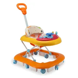 LuvLap Sunshine Baby Walker with Parental Push Handle,