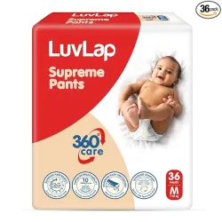 LuvLap Supreme Diaper Pants (M) 36Pcs