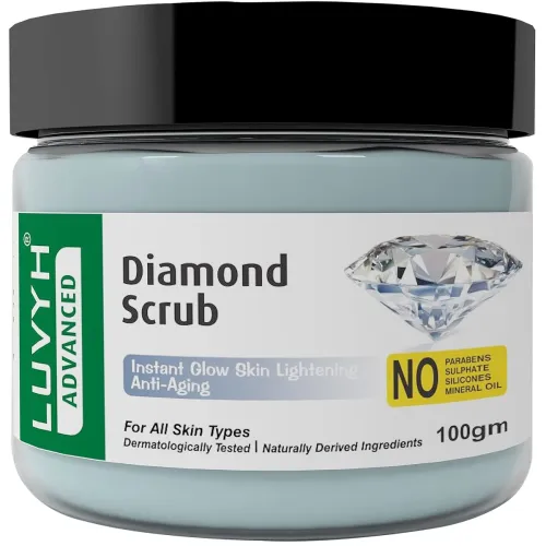 Image of Luvyh Diamond Face & Body scrub | Tan Removal |Anti Aging |Suitable For Deep Exfoliation & Removing Dead Skin| Skin Ligh