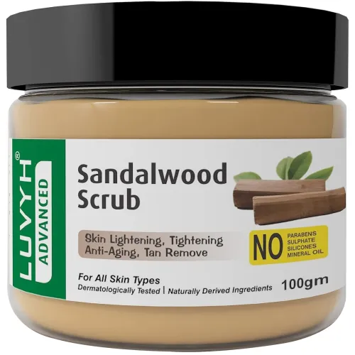 Image of Luvyh Sandalwood Face Scrub 100gm
