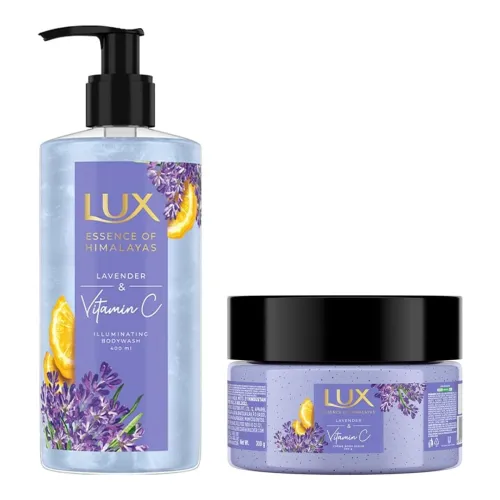 Image of LUX BODY SCRUB300gm & BODYWASH400ml