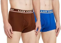 LUX cozi  Pack of 2 Solid Men Trunk