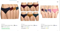 Lux Cozi Womens Panties Minimum 77% Discount