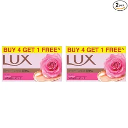 LUX Even Tone Glow Soap – 150g, Pack of 2 (Buy 4 Get 1)