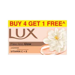 Lux Flawless Glow Bathing Soap 150g (Buy 4 Get 1 Free)