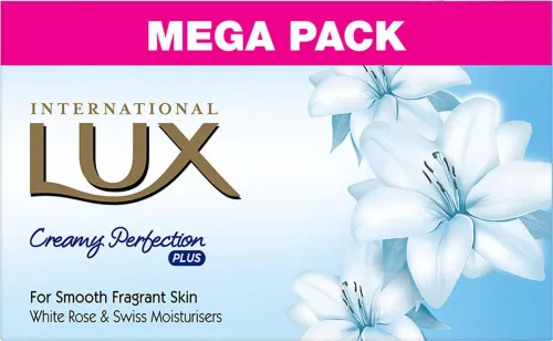 Image of LUX International Creamy Perfection Bathing Soap (4 x 125g)