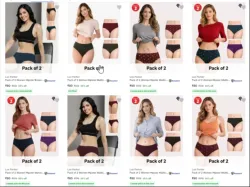 Lux Parker womens panties starting at ₹80
