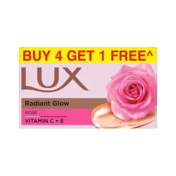 Lux Radiant Glow Bathing Soap 150g - Pack of 5