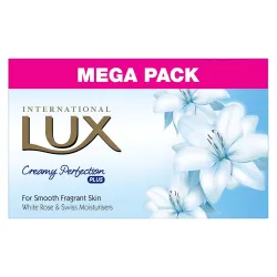 Lux Smooth & Radiant Bathing Soap 125g * Pack of 4