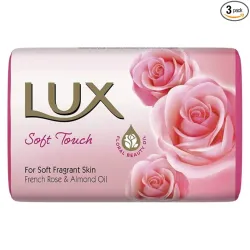 Lux Soft Glow Rose & Vitamin E Bathing Soap|For Glowing Skin|Beauty Bar Mega Pack 3X100 g