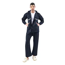 LUX VENUS Reflecting Design Tapping Rain Suit for Men