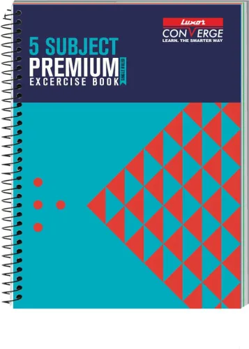 Image of LUXOR Exercise pyramid B5 Notebook Ruled 250 Pages