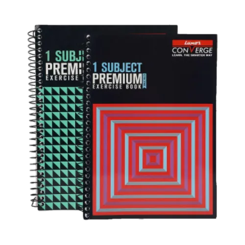 Image of LUXOR Premium Exercise Notebook Regular Notebook Ruled 180 Pages (Multicolor, Pack of 2)