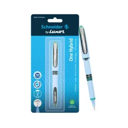 Luxor Schneider, One Hybrid Roller Ball Pen - Green, 0.3 mm, 2500 mtrs writing length, Waterproof Ink, Consistent ink flow, Ideal for Professionals & Office essential