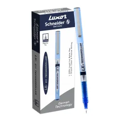 Luxor Schneider Liquid Ink Roller Pen Pack of 12-Black