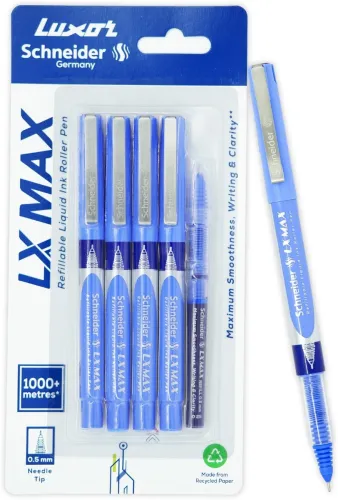 Image of Luxor Schneider LX Max Roller Ball Pen Pack of 4