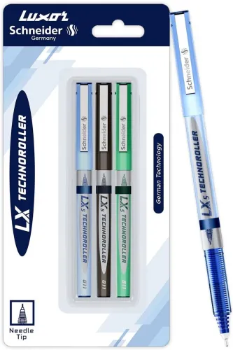 Image of LUXOR Schneider LX5 Technoroller Ball Pen  (Pack of 3)