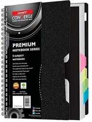 LUXOR Single A4-300 A4 Notebook Single Ruled 300 Pages (Black)