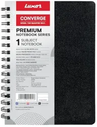 LUXOR Single Ruled A5-160 Notebook 160 Pages (Black)