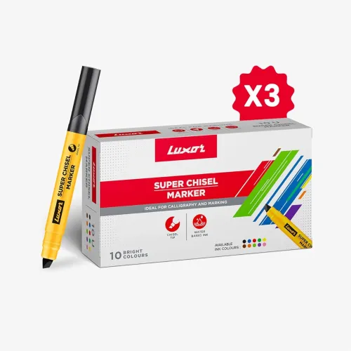 Image of Luxor Super Chisel Marker po3
