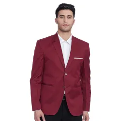 Luxrio Mens Red Blazer Size 36 (L-BLZR_MAROON1_36)