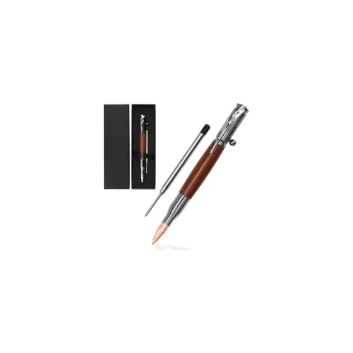 Image of Luxury Bolt Action Wooden Ballpoint Pen Gift Set