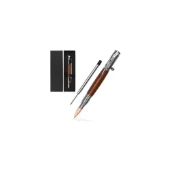 Luxury Bolt Action Wooden Ballpoint Pen Gift Set