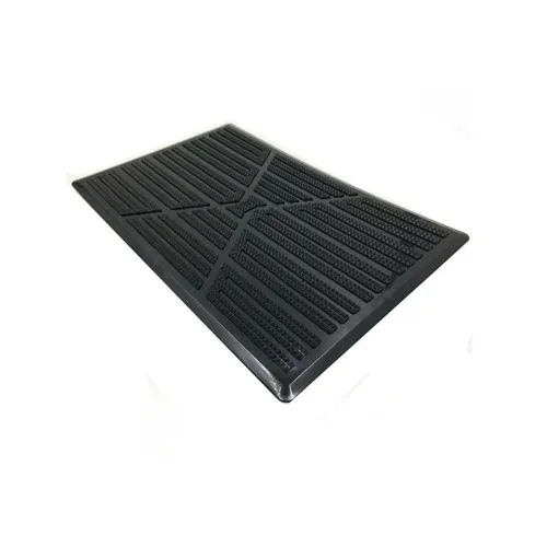 Image of Luxury car Heal pad for Custom Fitted Antiskid Car Floor Mats - (Full Black)