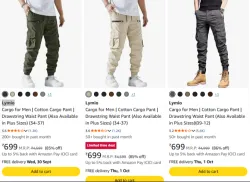Lymio Cargo for Men Flat 85% Discount