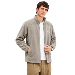 Lymio Men's Fleece Jacket | Lightweight Winter Wear | Full Sleeve Regular Fit | High Neck Zip-Up | Solid Jacket for Men(1-J-12-14)