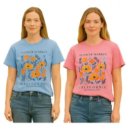 Lymio Women Printed T-Shirts Pack of 2