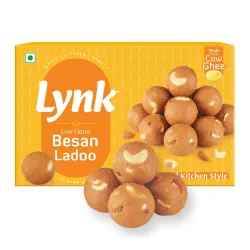 Lynk Besan Ladoo - Pure COW GHEE