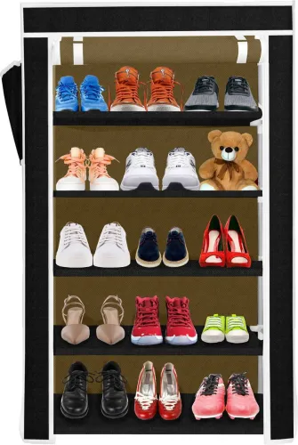 Image of Lyzoo 5-Layer Dual Color Plastic Shoe Stand (DIY)