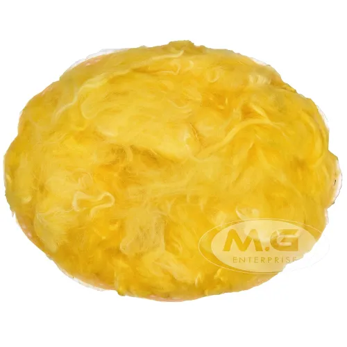 Image of M.G ENTERPRISE Merino Felting Wool Roving Yellow 20 gm Each