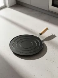 m kharavad Tawa 23 cm diameter (Iron, Induction Bottom)