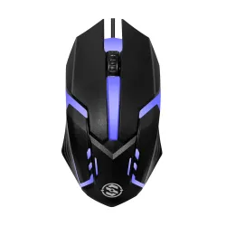 M27 Wired USB Optical Gaming Mouse, 1000 DPI Precision | Ergonomic Gaming Design with LED Light, 3 Buttons, Plug & Play,