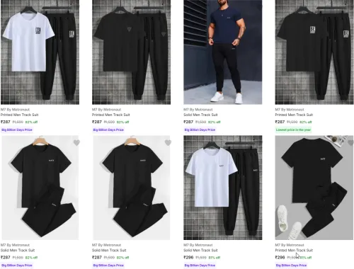 Image of M7 By Metronaut Men Track Suit starting @ ₹287