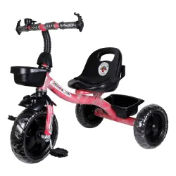 Maanit Tricycle for Kids Green Colour with Basket Baby Tricycle