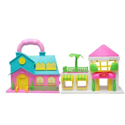 MABLE Doll House for Girls, Big Size Dollhouse Play Set for Girls, Doll House with Furniture Set for Childrens, Ideal Gi
