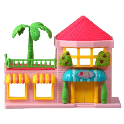 Image of MABLE Doll House for Girls, Little Size Dollhouse Play Set for Girls, Doll House with Furniture Set for Childrens, Ideal