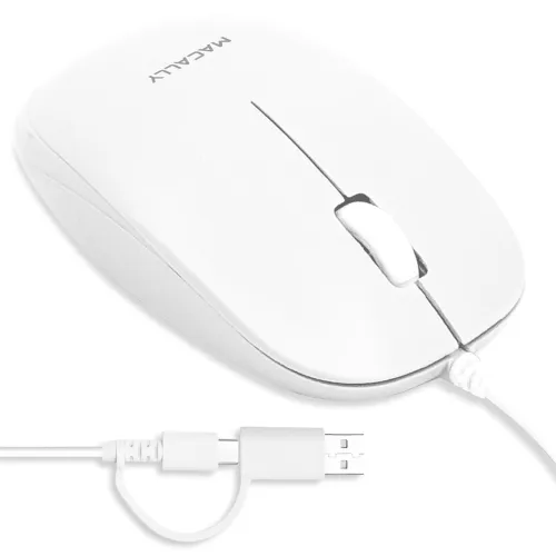 Image of Macally USB Wired Computer Mouse