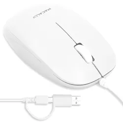 Macally USB Wired Computer Mouse