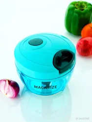 MACARIZE Tornado Quick Chopper Vegetable & Fruit Chopper (01 pc Chopper, 01 Blade Shaft, 01 Mixer Shaft, 01 String Head)