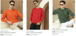 Mack Jonney Mens Sweatshirts at Minimum 84% Discount