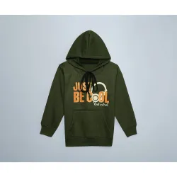 Mack Jonney Unisex-Child Printed Hooded Cotton Fleece Sweatshirt for Kids