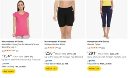 Macrowoman W-Series Women Clothing Starting @ ₹154