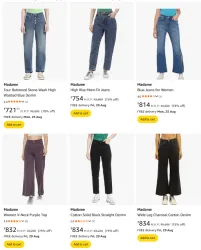 Madame Womens Jeans @ Minimum 70% Discount