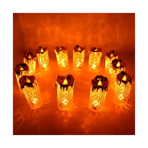 Image of Madhabi Gold LED Flameless Candle Lights