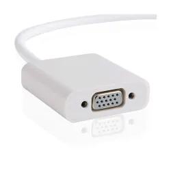 Madhabi Mini DP to VGA Adapter 1080p, Thunderbolt to VGA Female Converter for MacBook Pro/Air, Windows Laptop, Monitor, Projector – Plug & Play